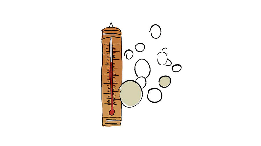 How temperature affects alcoholic fermentation in wine?
