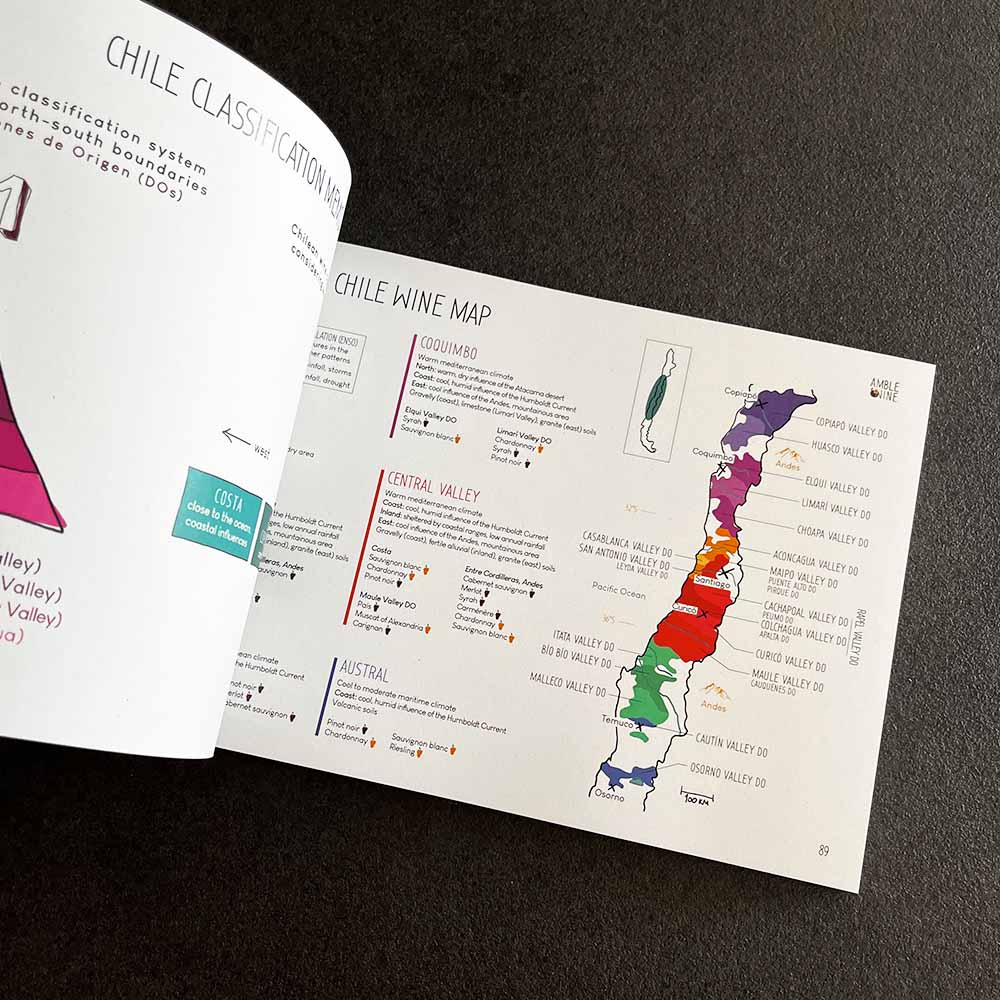 Explore wine maps World Edition & Practise wine maps World Edition amble wine workbooks