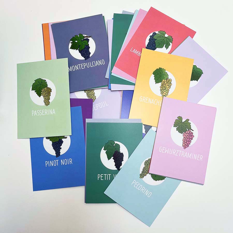 flashcards grape varieties of the world amble wine english
