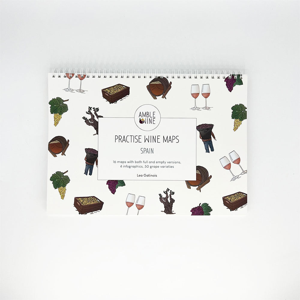 cover wine maps of spain workbook amble wine