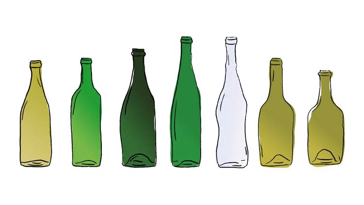 Wine bottle shapes explained