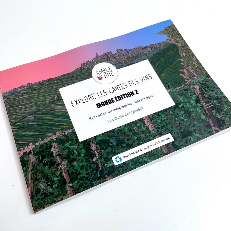 Amble Wine livres éducatifs cartes des vins