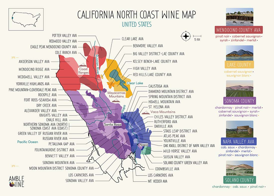 north coast map