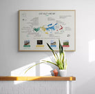 loire valley wine map amble wine poster aubance